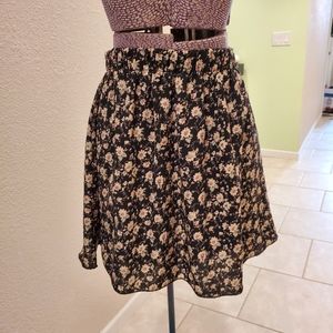 Floral Forever 21 Skirt